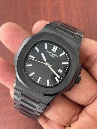 patek philippe all black|patek philippe geneve p price.